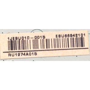 MAIN PARA SMART TV LG 4K / NUMERO DE PÀRTE EBU66342101 / EAX69517302 / 66342101 / 63517302 / 1JEBU010-0015 / RU1974A015 / DUS66342101 / MODELO OLED55G1PUA.DUSPLJR